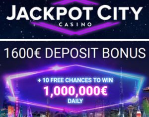 Jackpot City Casino Móttökubónusar